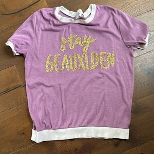 Stay Geauxlden lsu top. Size large. EUC
